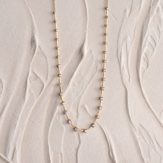 Delicate Tennis Necklace