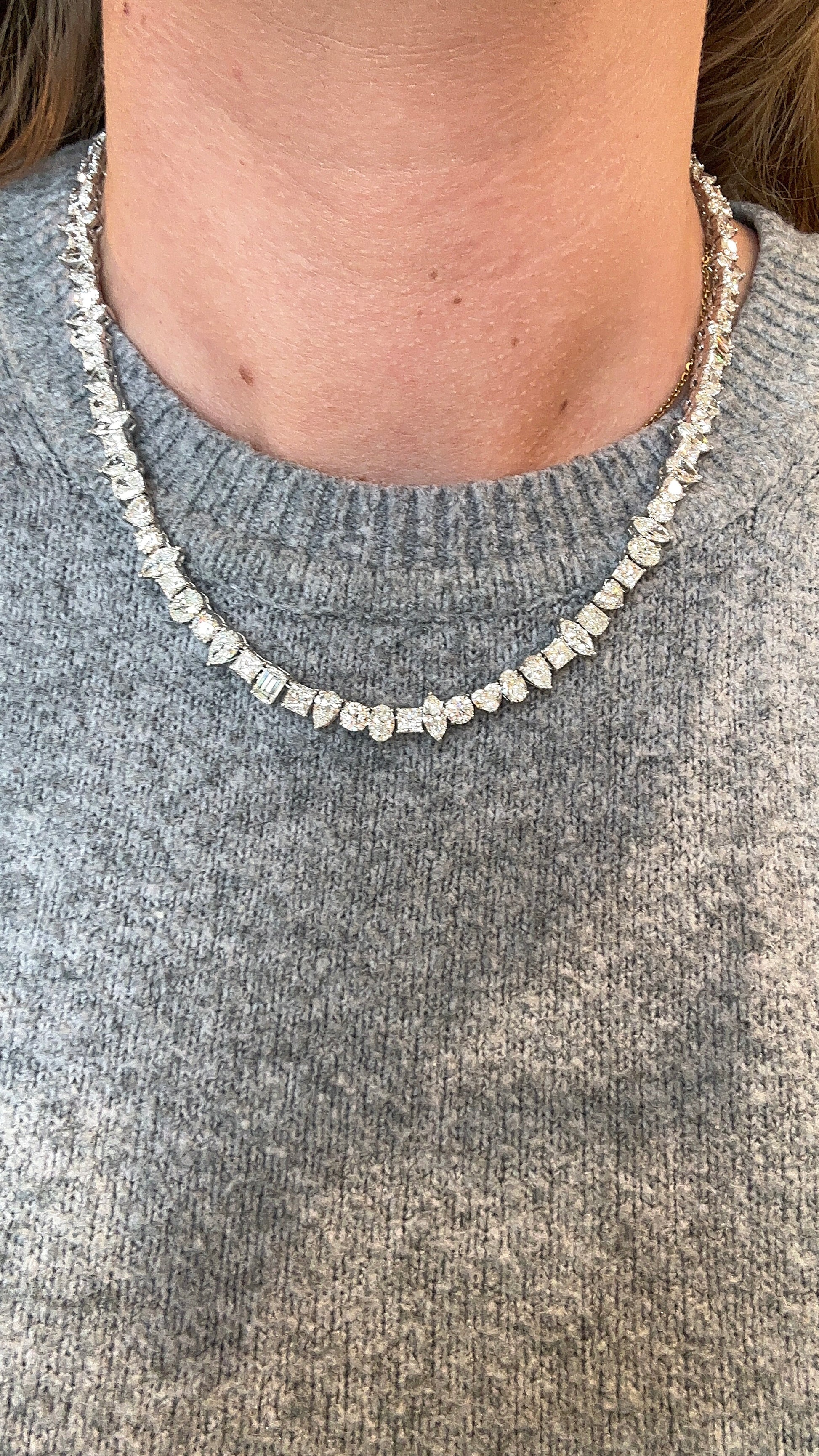 Everyday Tennis Necklace — view 3