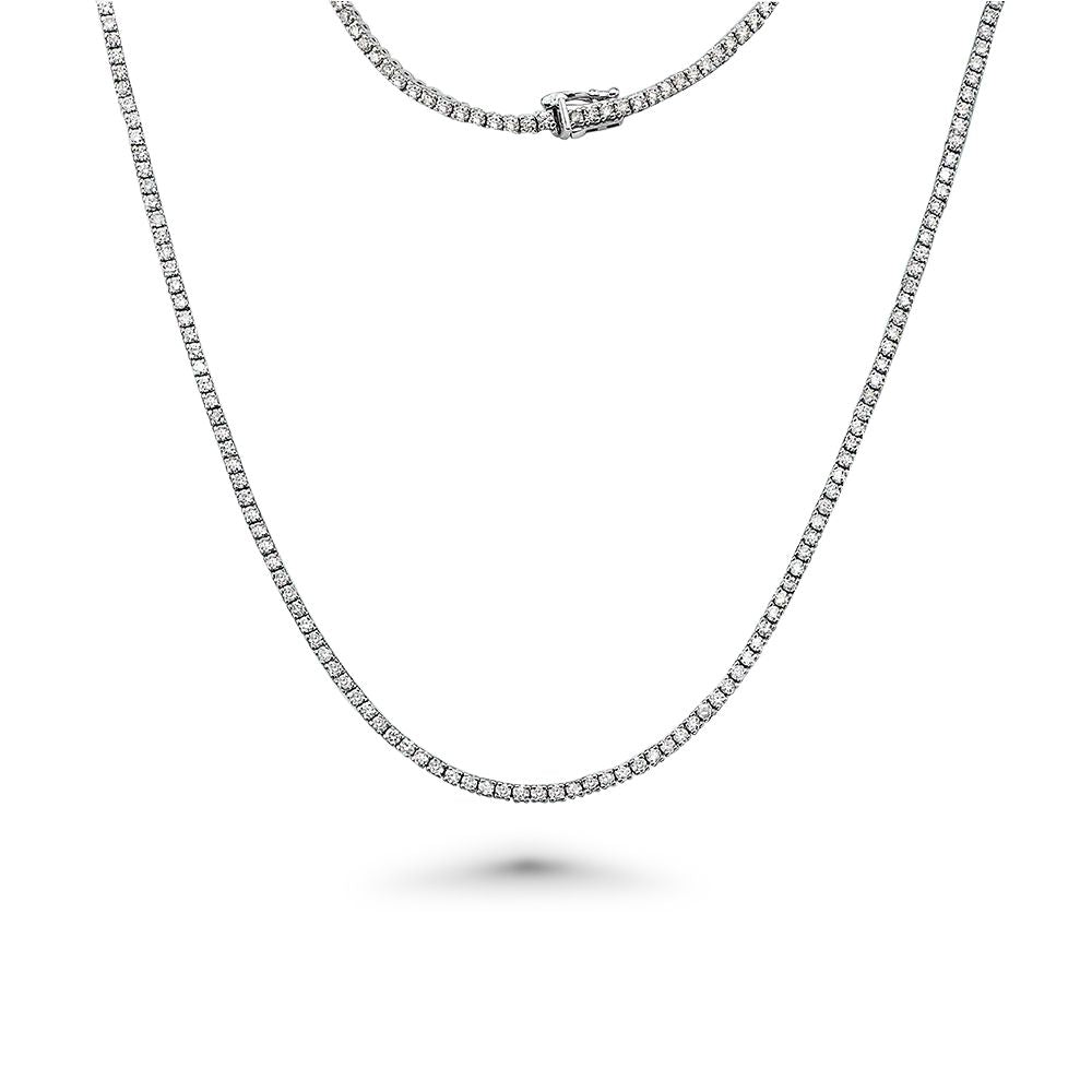 Bridal Tennis Necklace — view 2