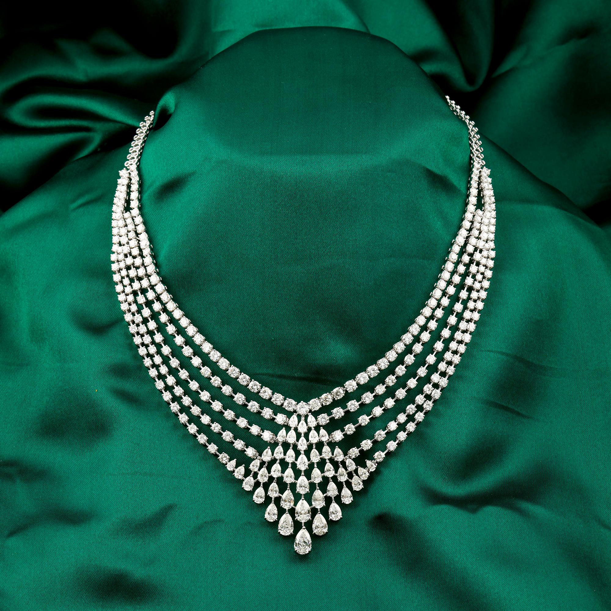 Diamond Choker Necklace — view 4