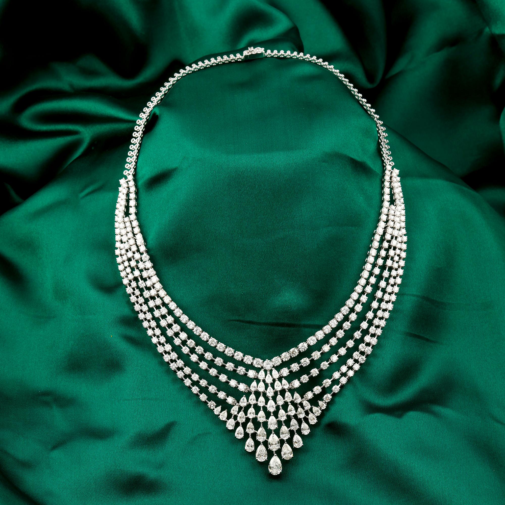 Diamond Choker Necklace — view 5