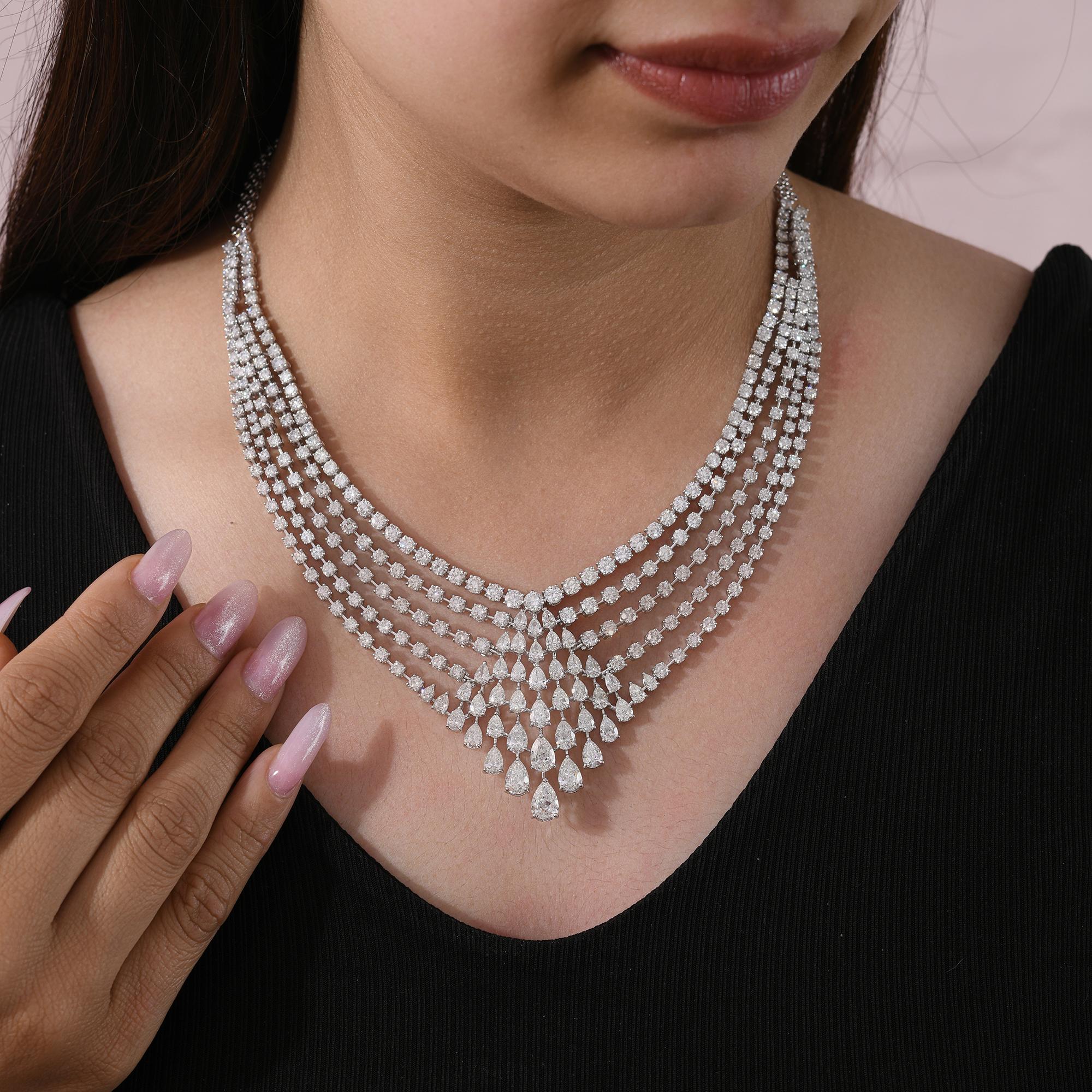 Diamond Choker Necklace — view 6