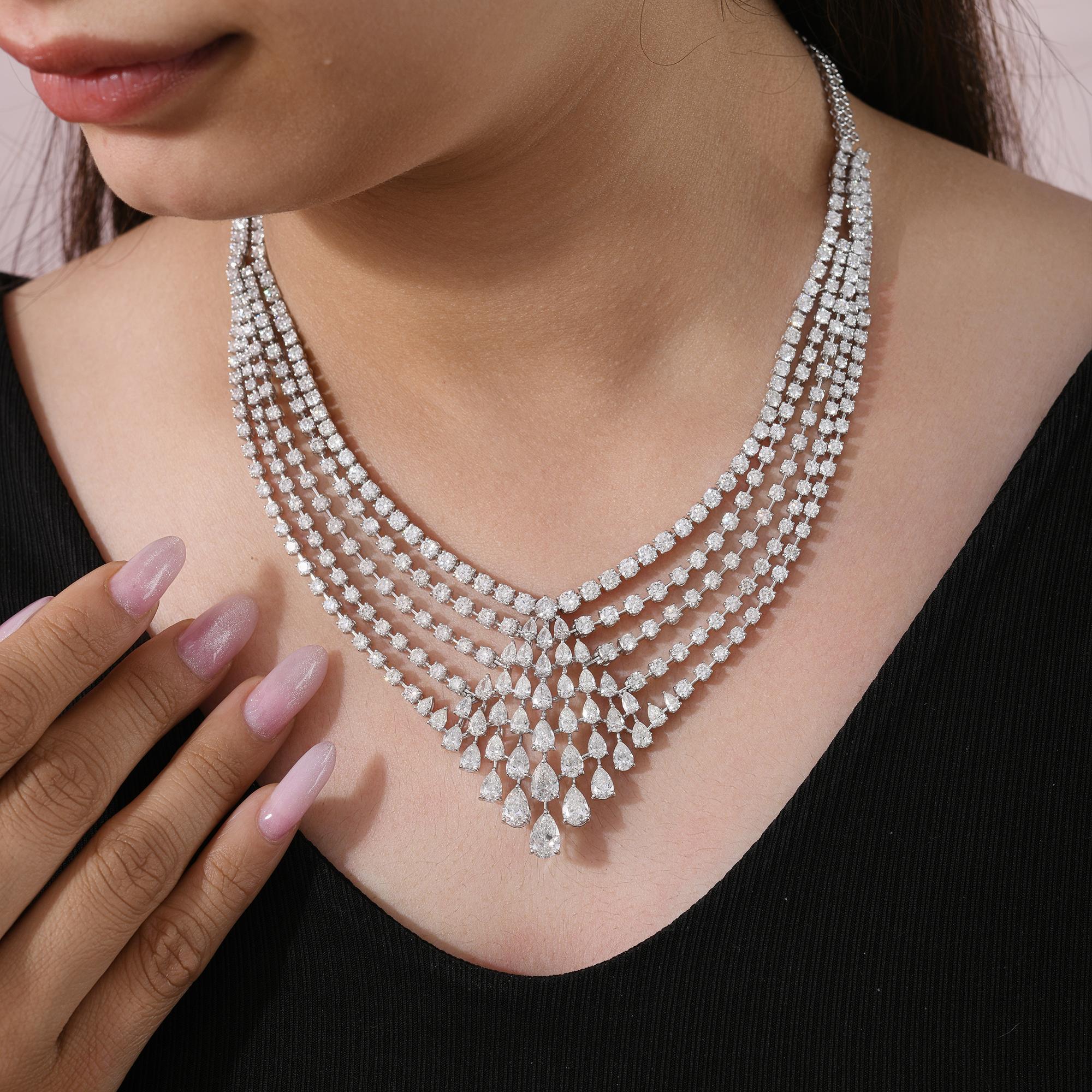 Diamond Choker Necklace — view 7
