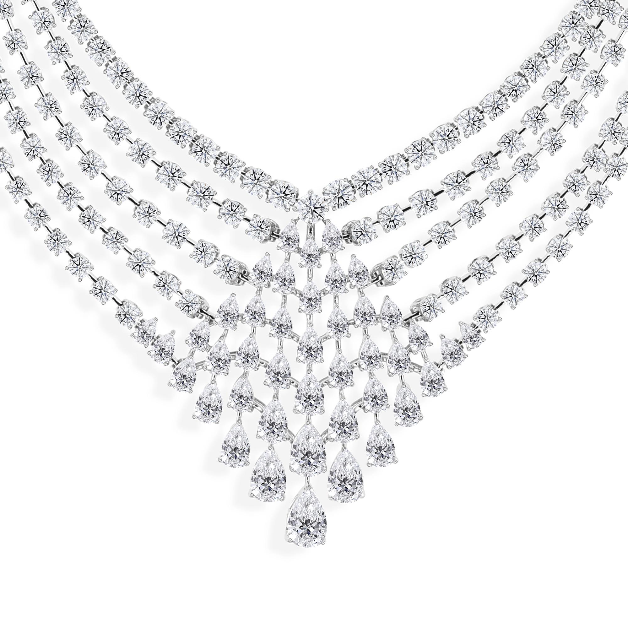 Diamond Choker Necklace — view 8