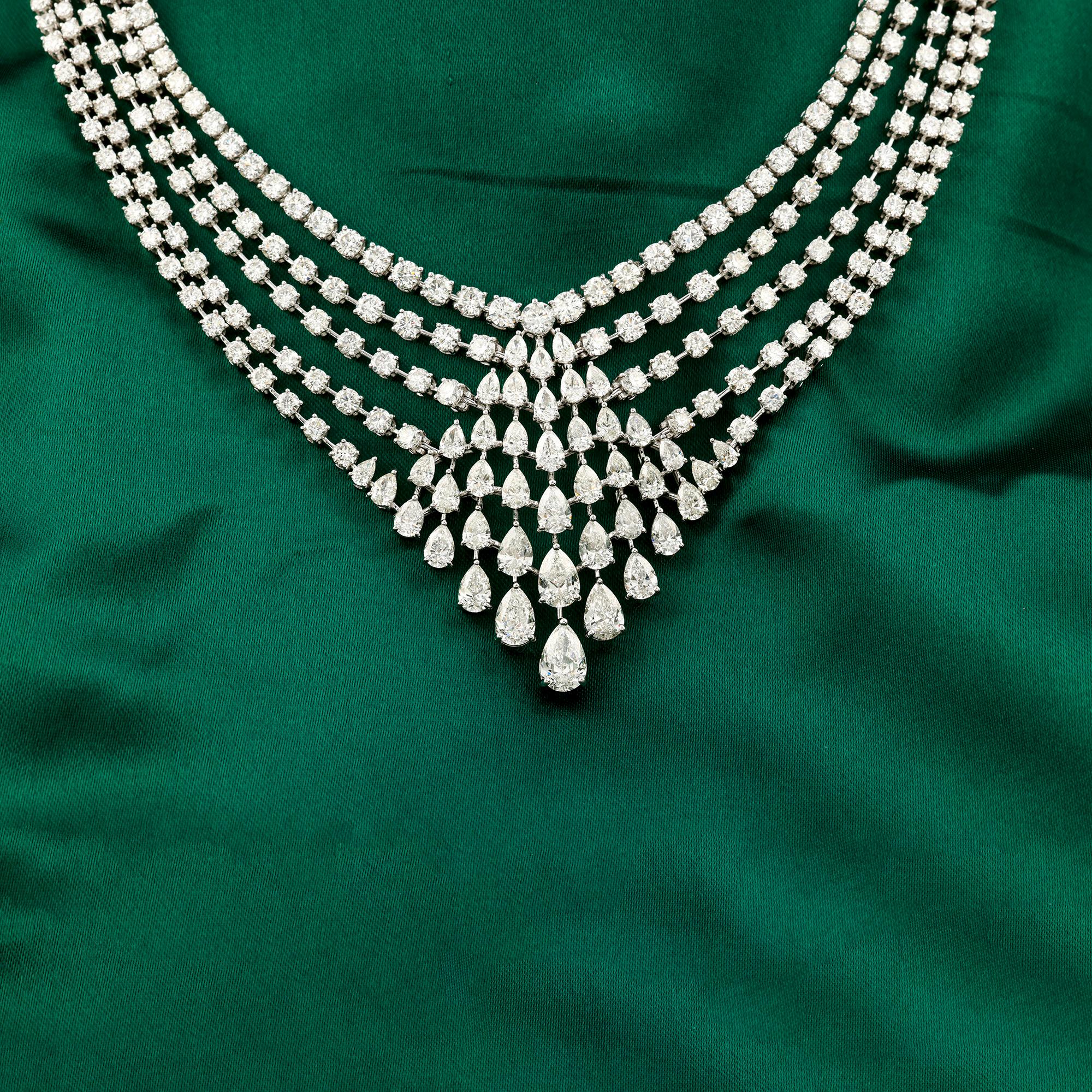 Diamond Choker Necklace — view 9