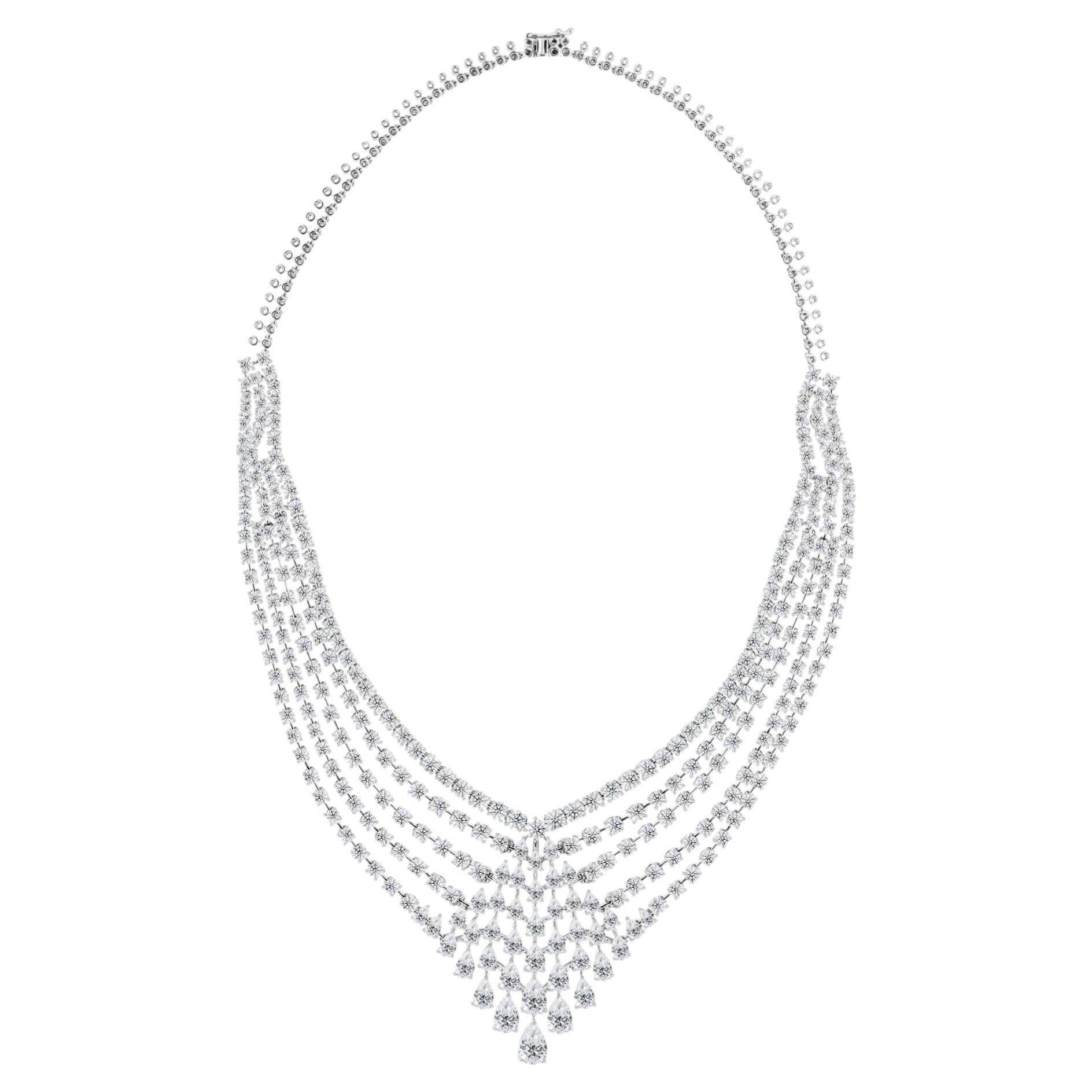 Diamond Choker Necklace — view 10