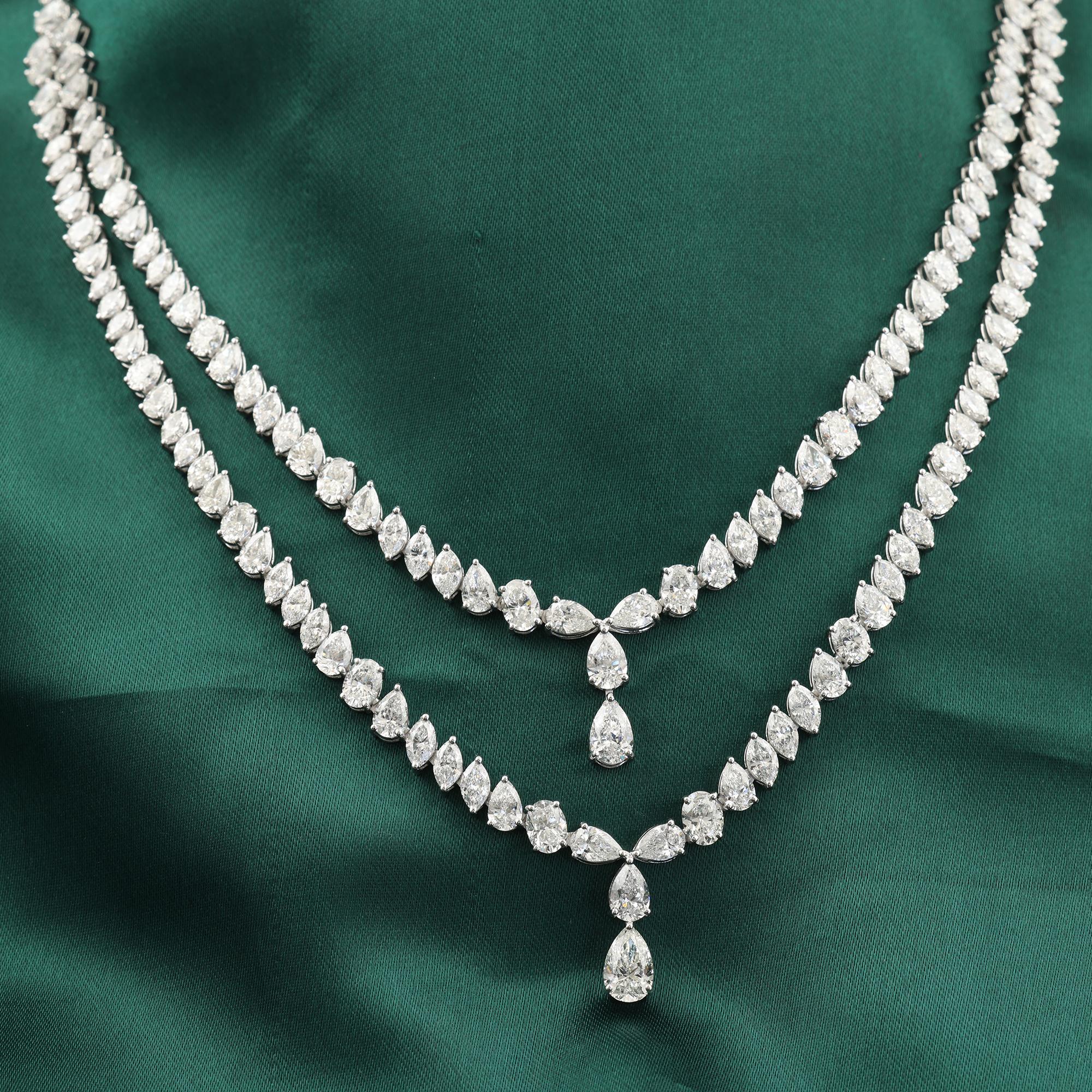 Modern Layered Necklace — view 4