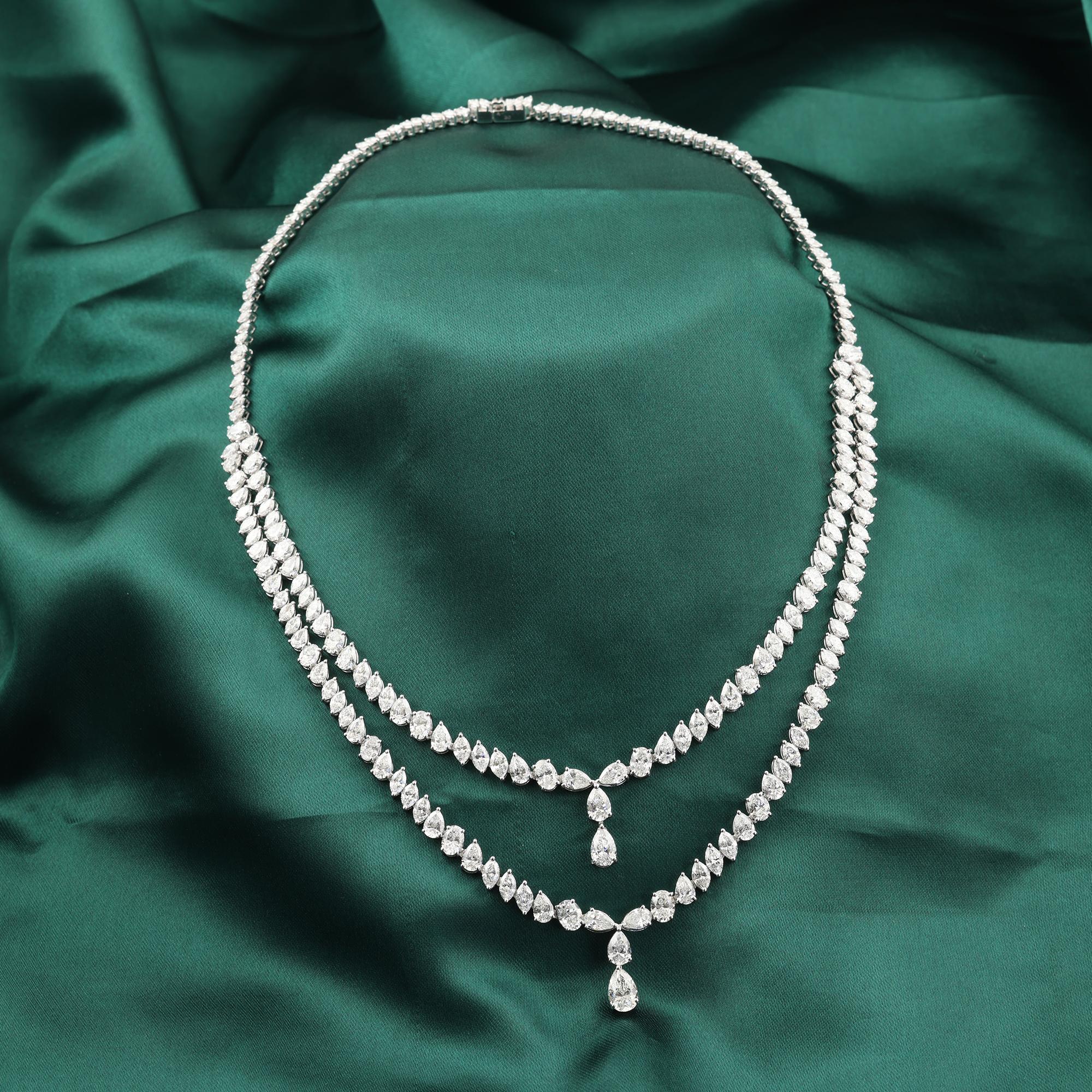 Modern Layered Necklace — view 5
