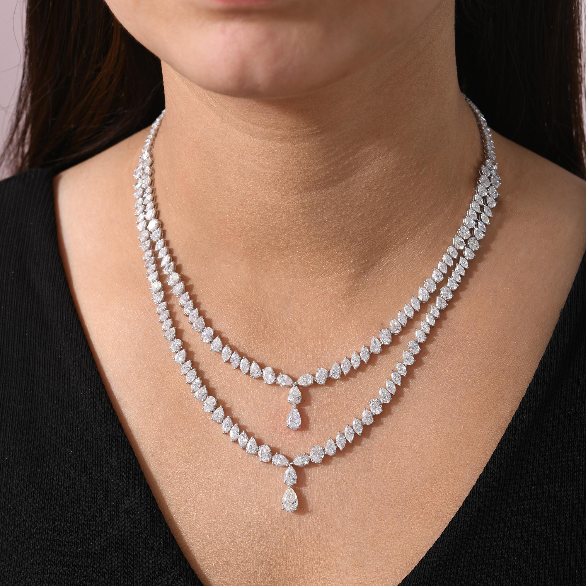 Modern Layered Necklace — view 6
