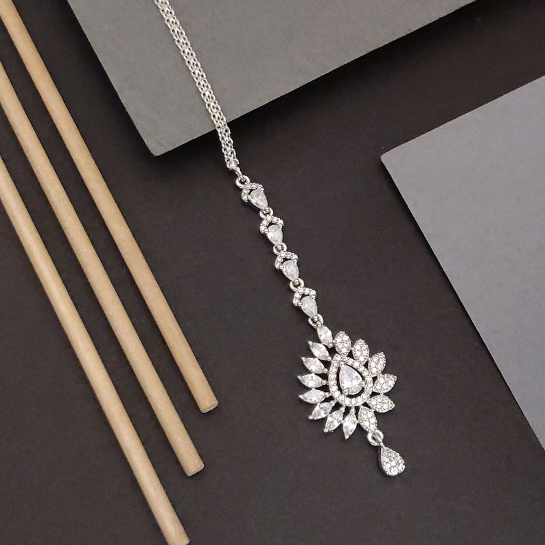 Ornate Maang Tikka — view 2