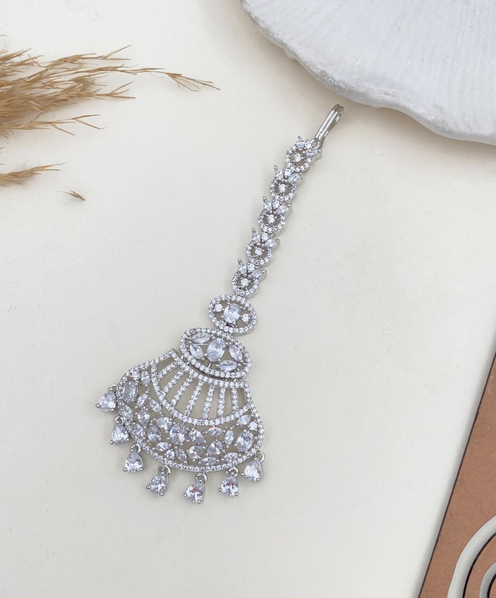 Diamond Bridal Maang Tikka — view 7