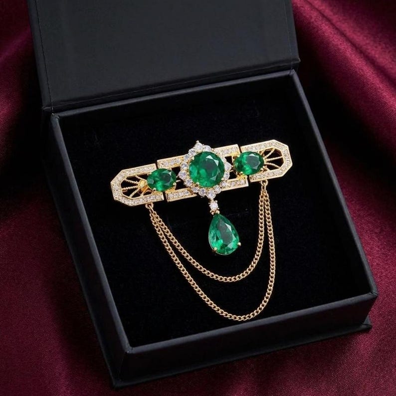 Statement Diamond Brooch — view 9