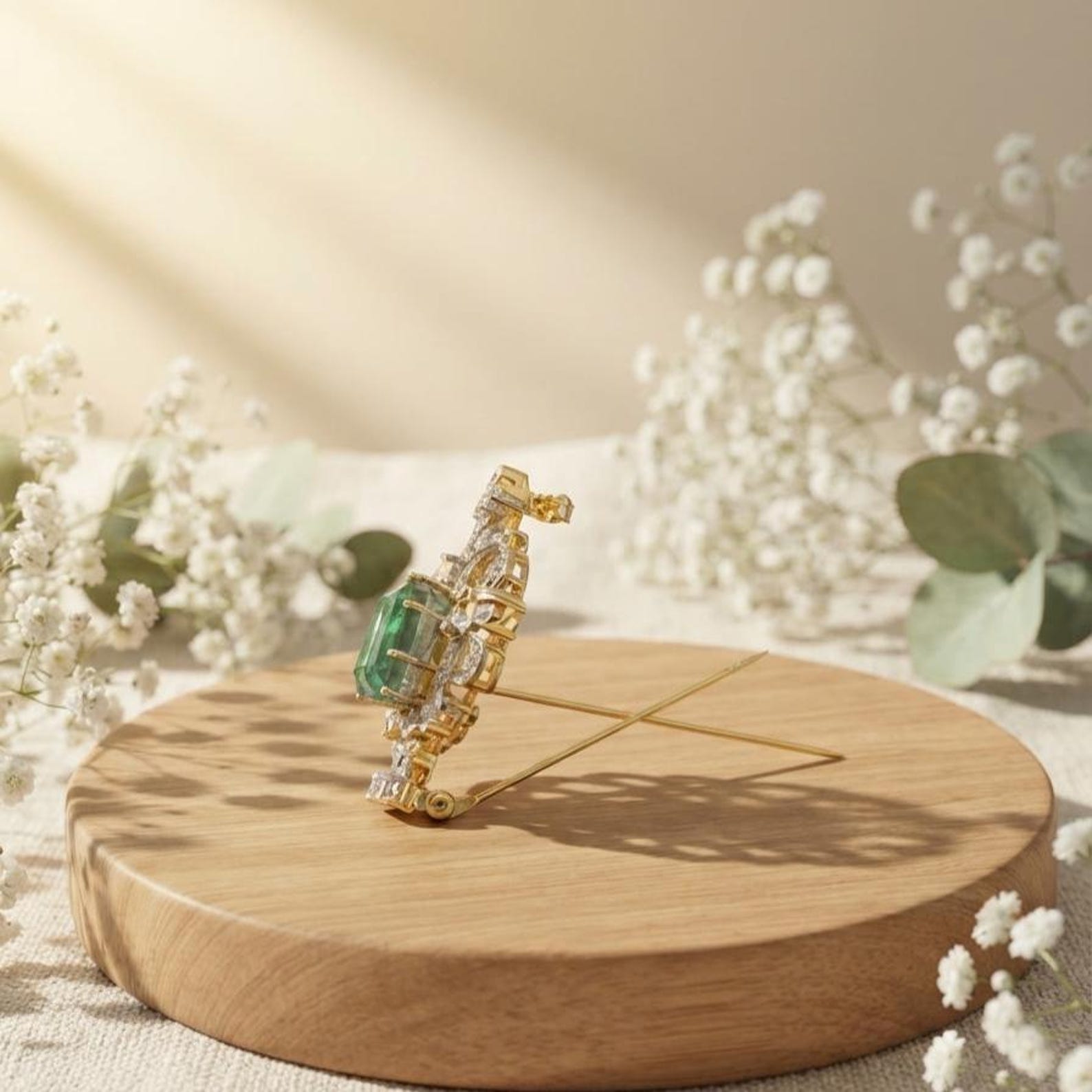 Classic Diamond Brooch — view 4