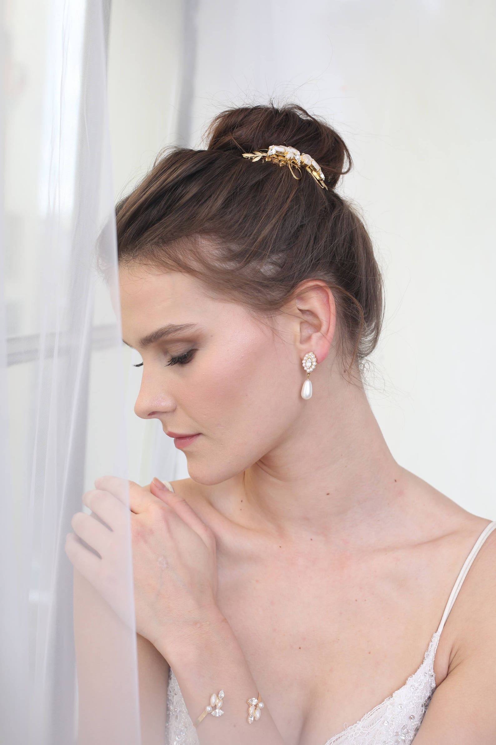 Classic Diamond Hair Pin — view 2