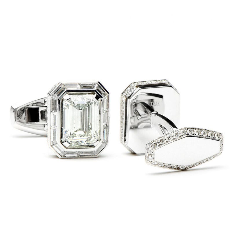 Elite Diamond Cufflink — view 3