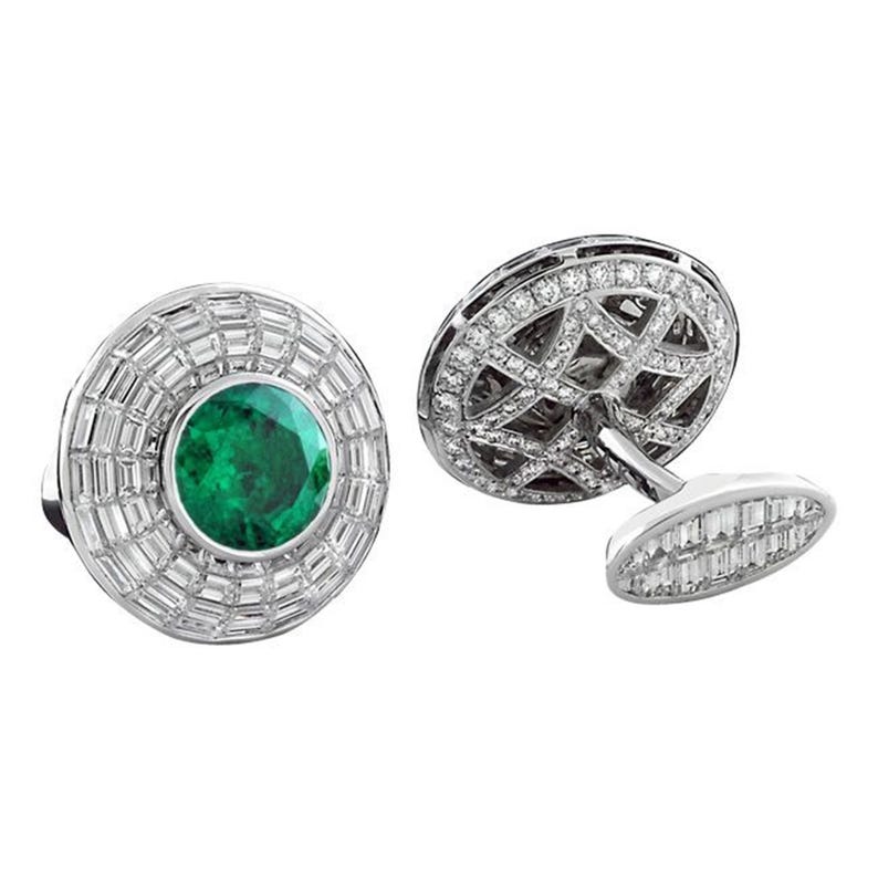 Classic Diamond Cufflink