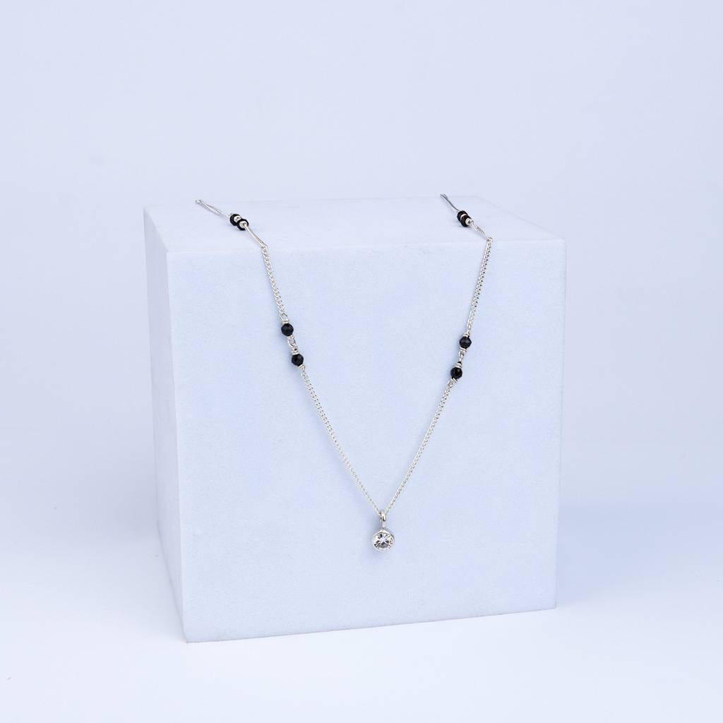 Simple Silver Mangalsutra