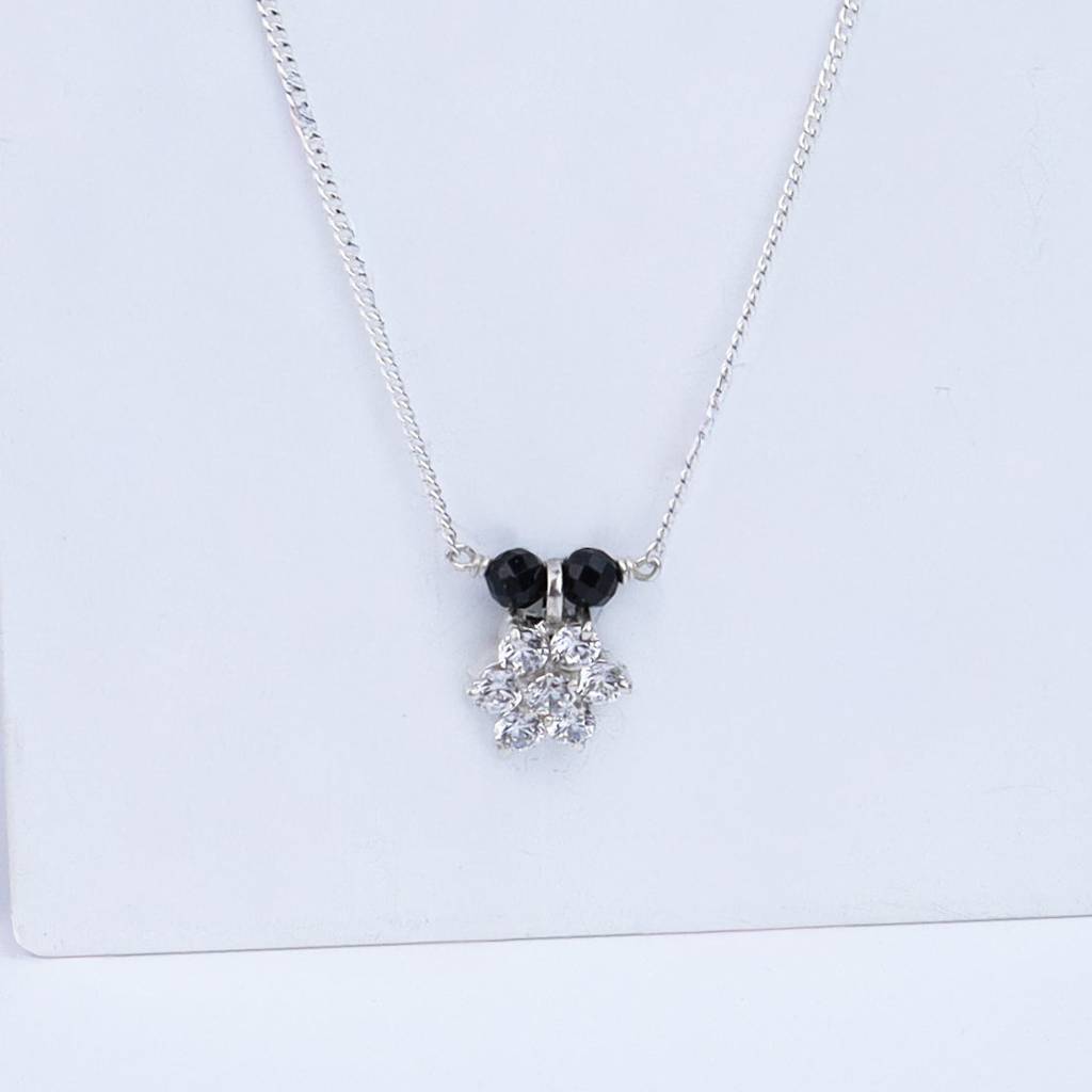 Fine Silver Mangalsutra — view 2