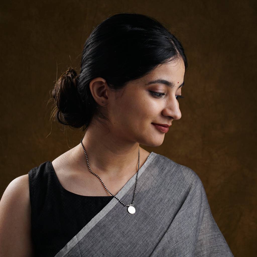 Minimal Silver Mangalsutra — view 2