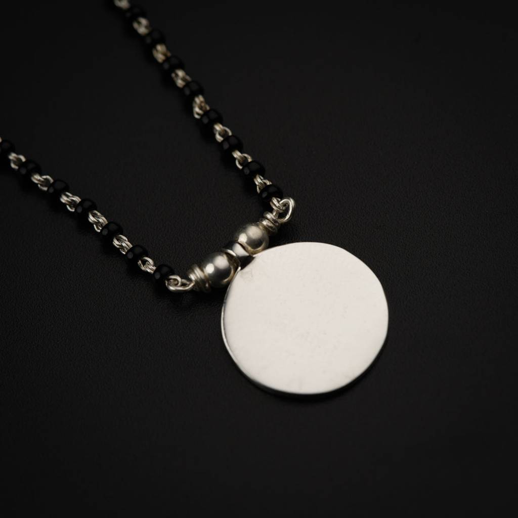 Minimal Silver Mangalsutra — view 5