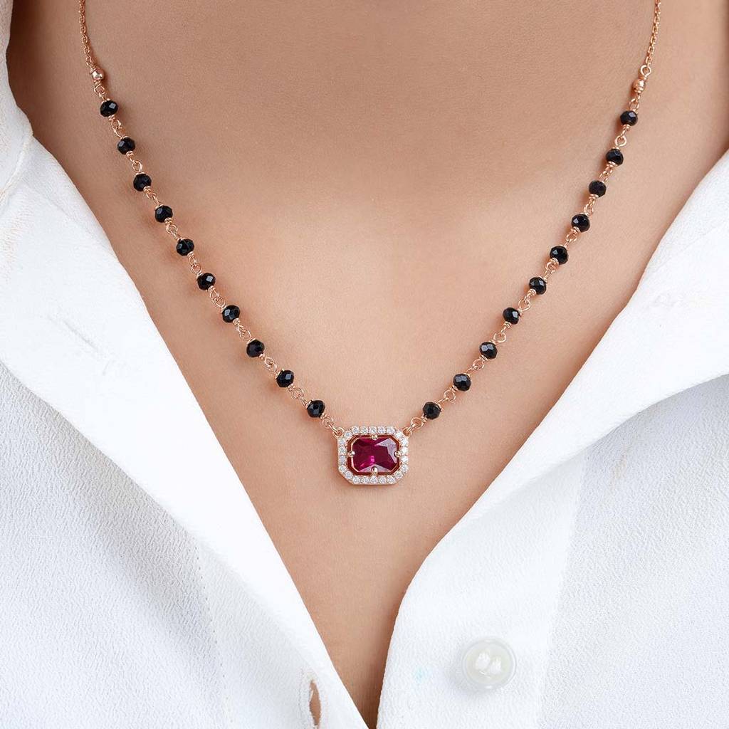 Thin Silver Mangalsutra