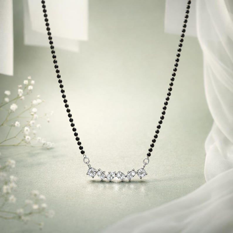 Traditional Black Bead Necklace