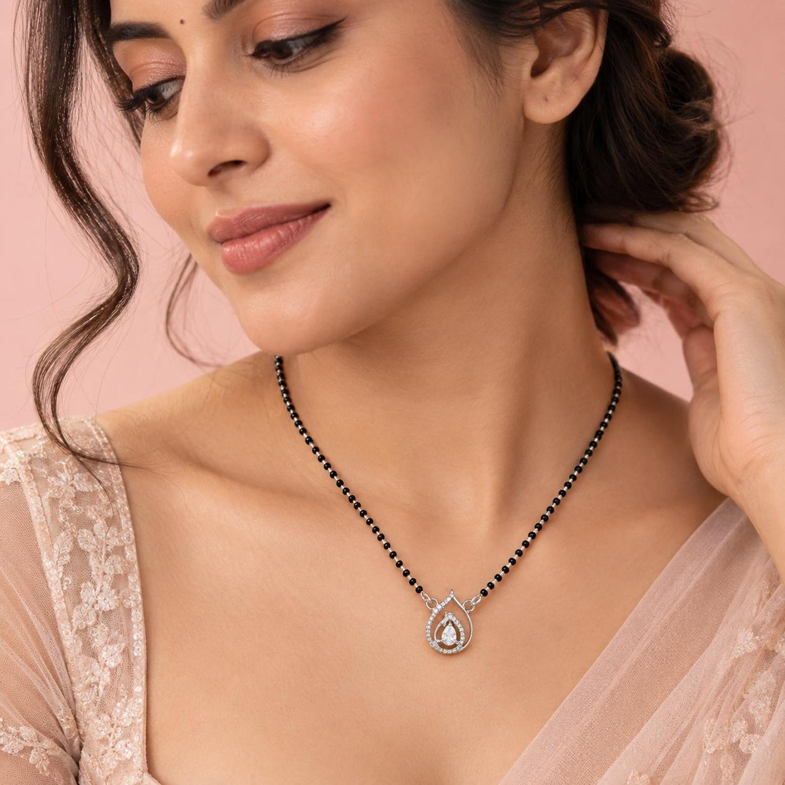 Classic Black Bead Design — view 3