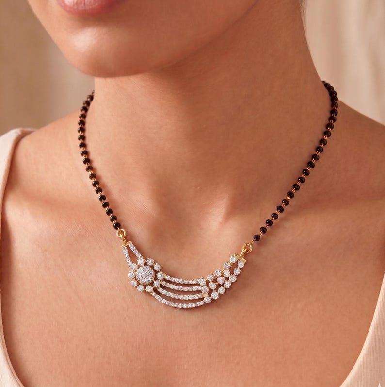 Everyday Black Bead Chain — view 3