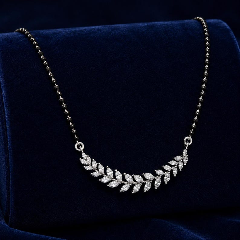Fine Black Bead Chain — view 7