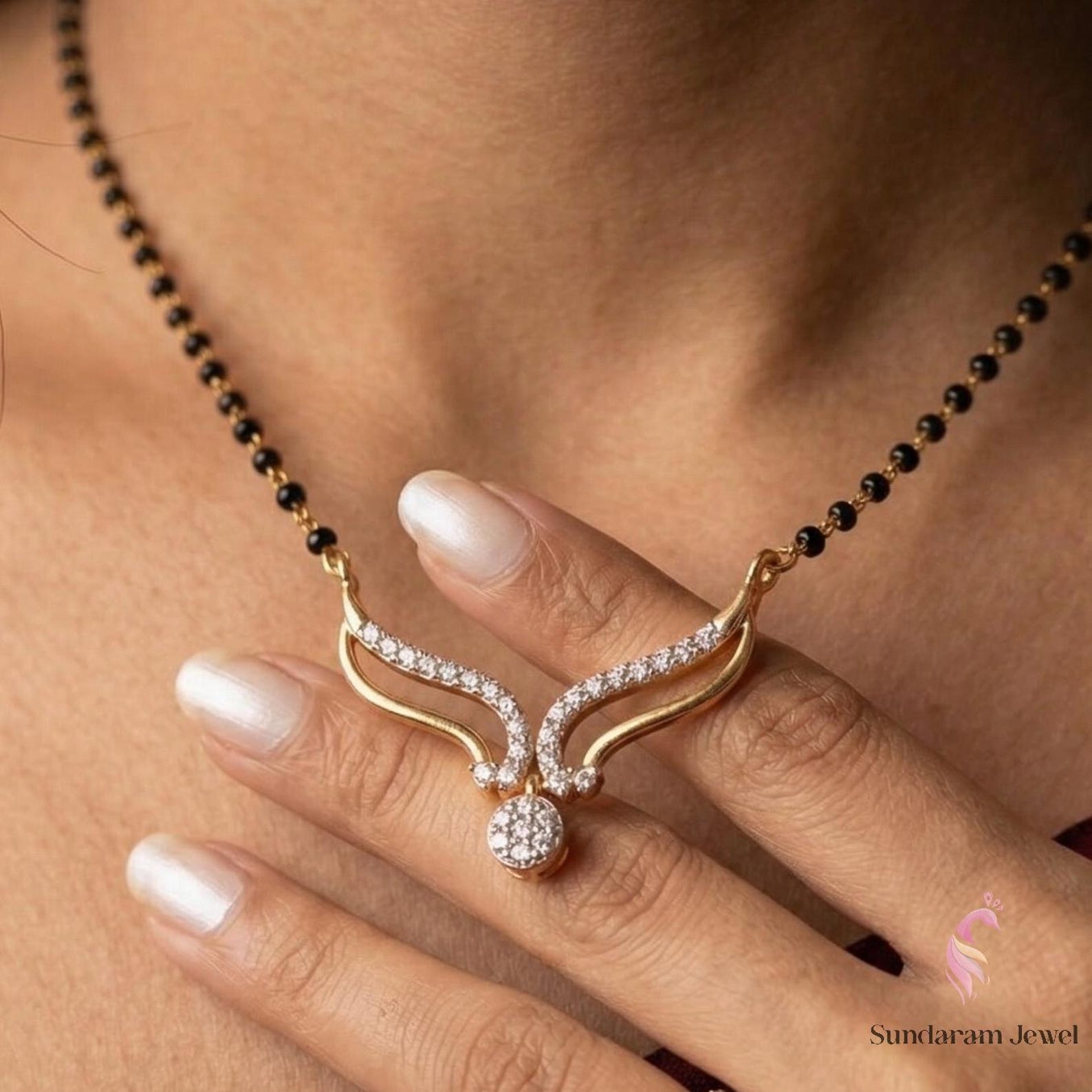 Layered Charm Mangalsutra — view 2