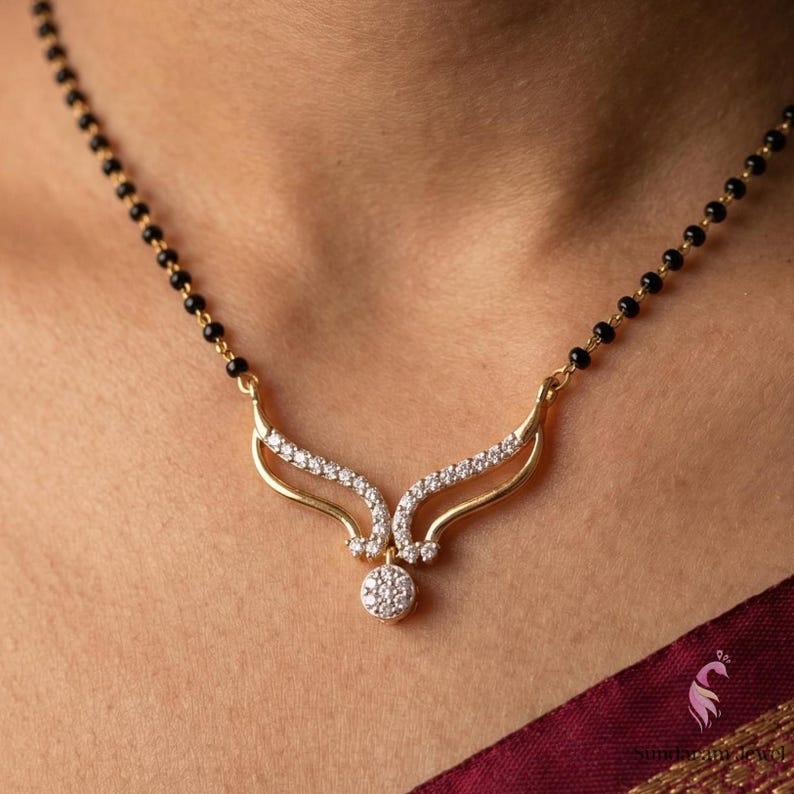 Layered Charm Mangalsutra — view 5