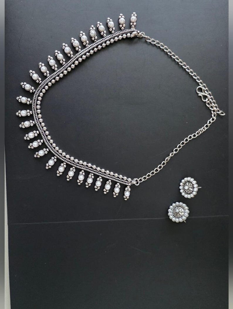 Vintage Oxidized Chain — view 3