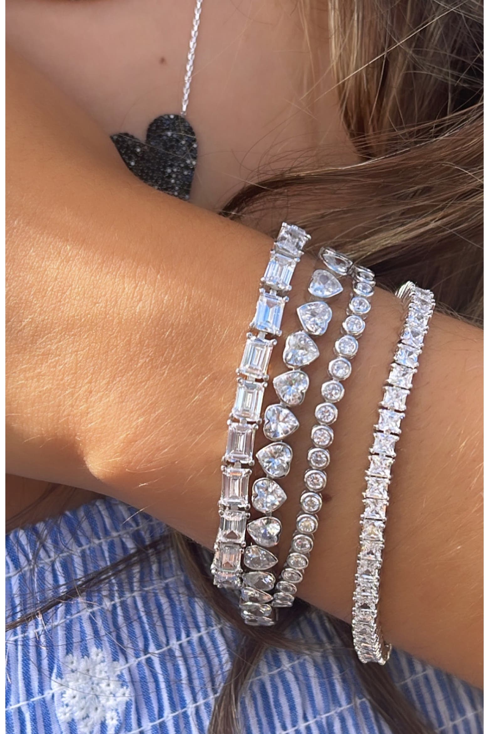 Elegant Tennis Bracelet — view 2