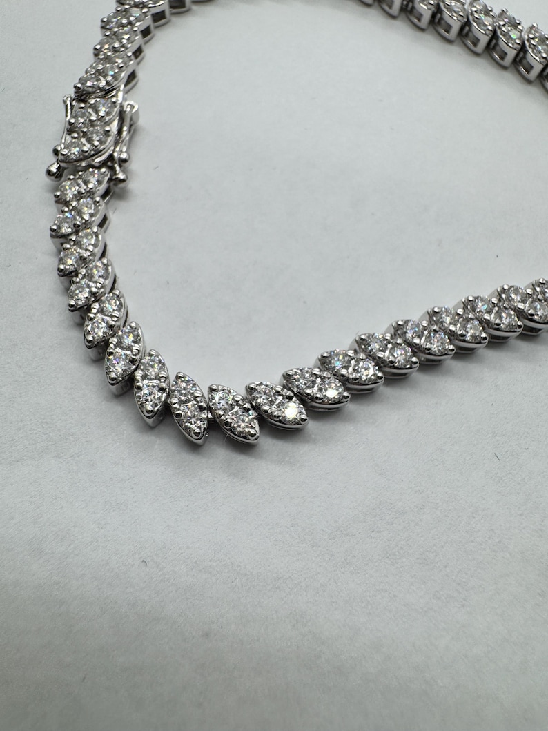 Silver Tennis Bracelet — view 2
