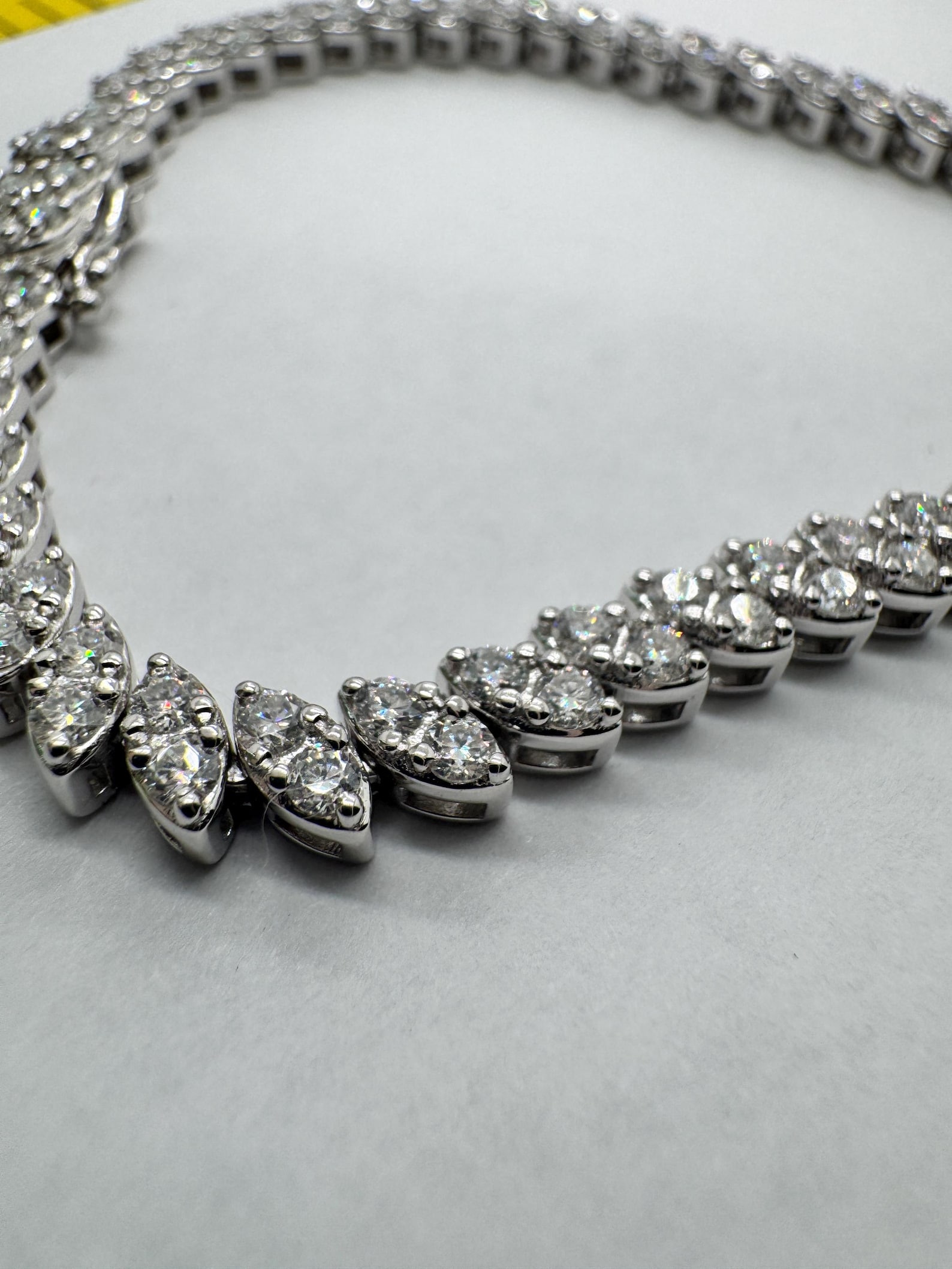 Silver Tennis Bracelet — view 3