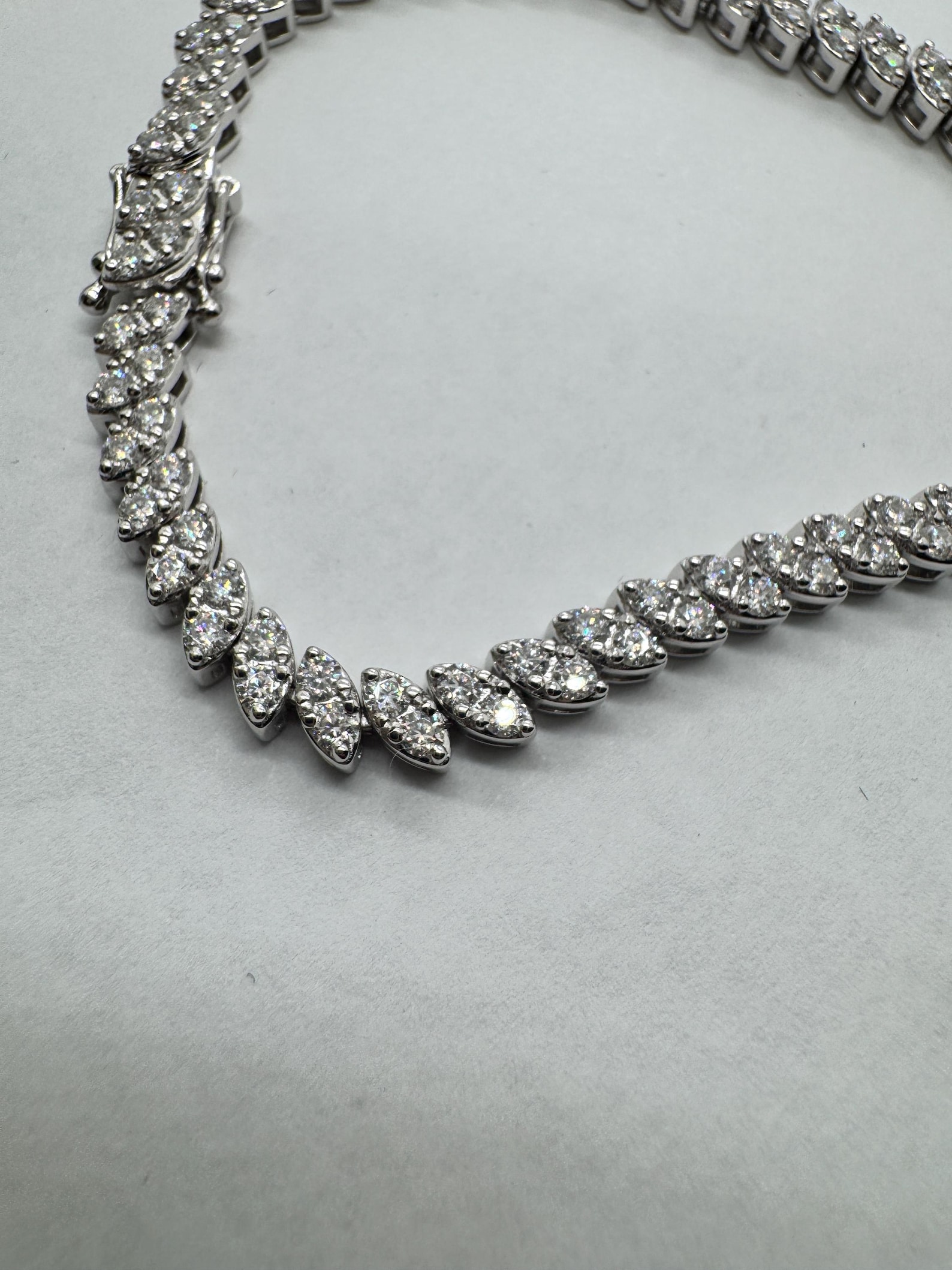 Silver Tennis Bracelet — view 4