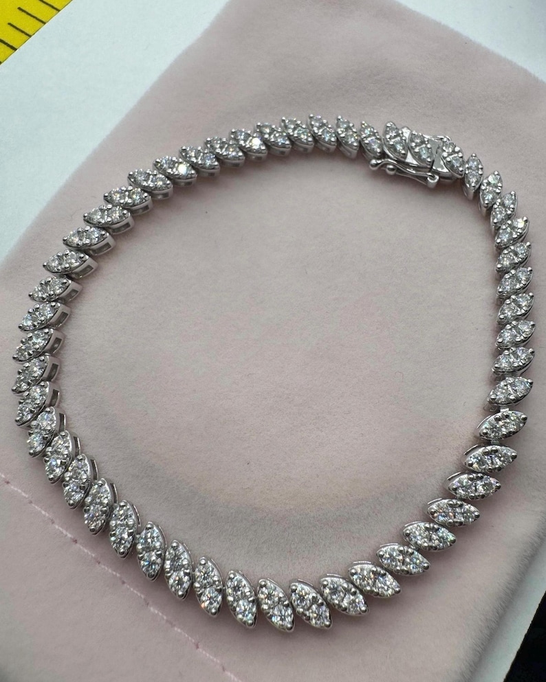 Silver Tennis Bracelet — view 5