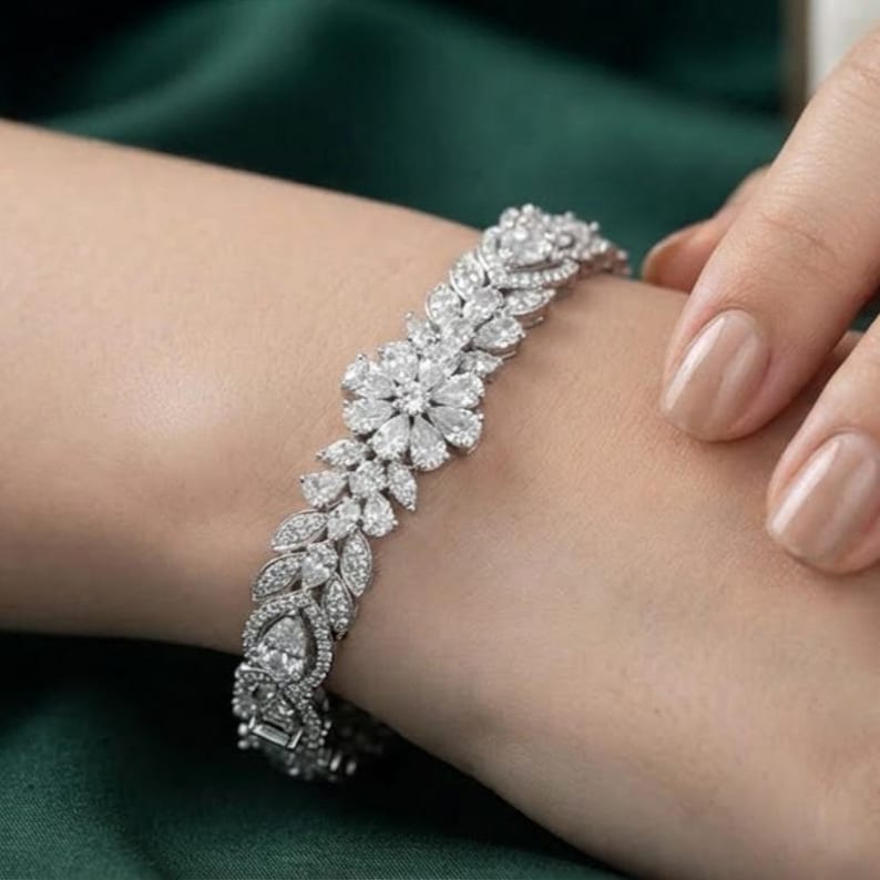 Delicate Tennis Bracelet — view 6