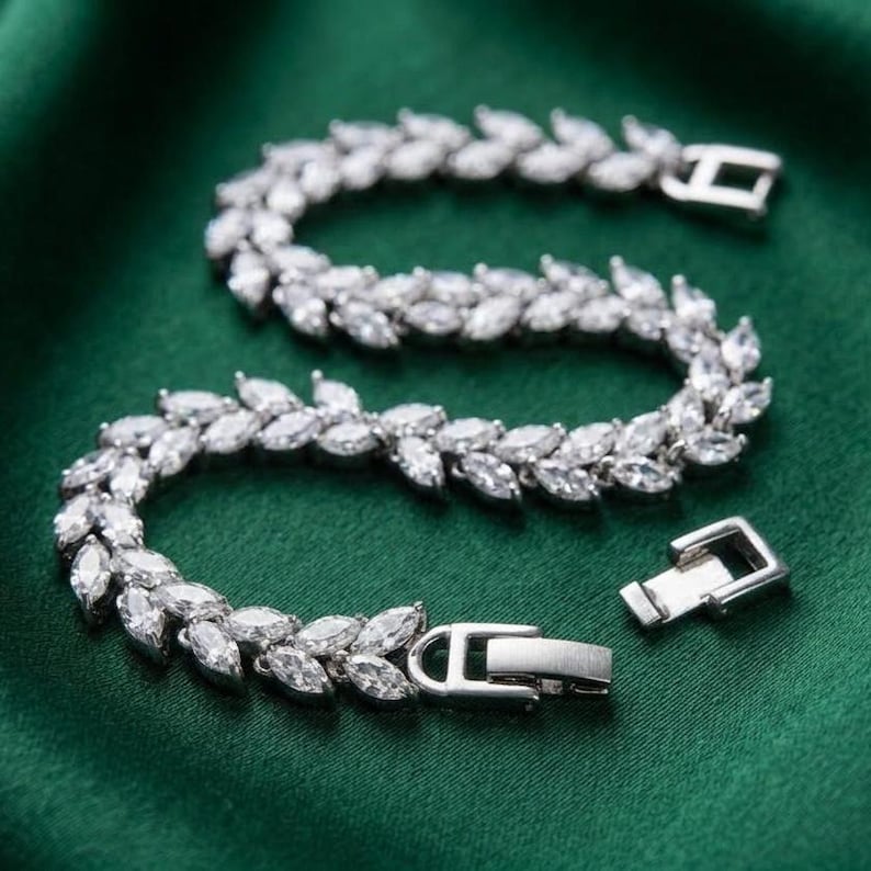 Simple Tennis Bracelet — view 3