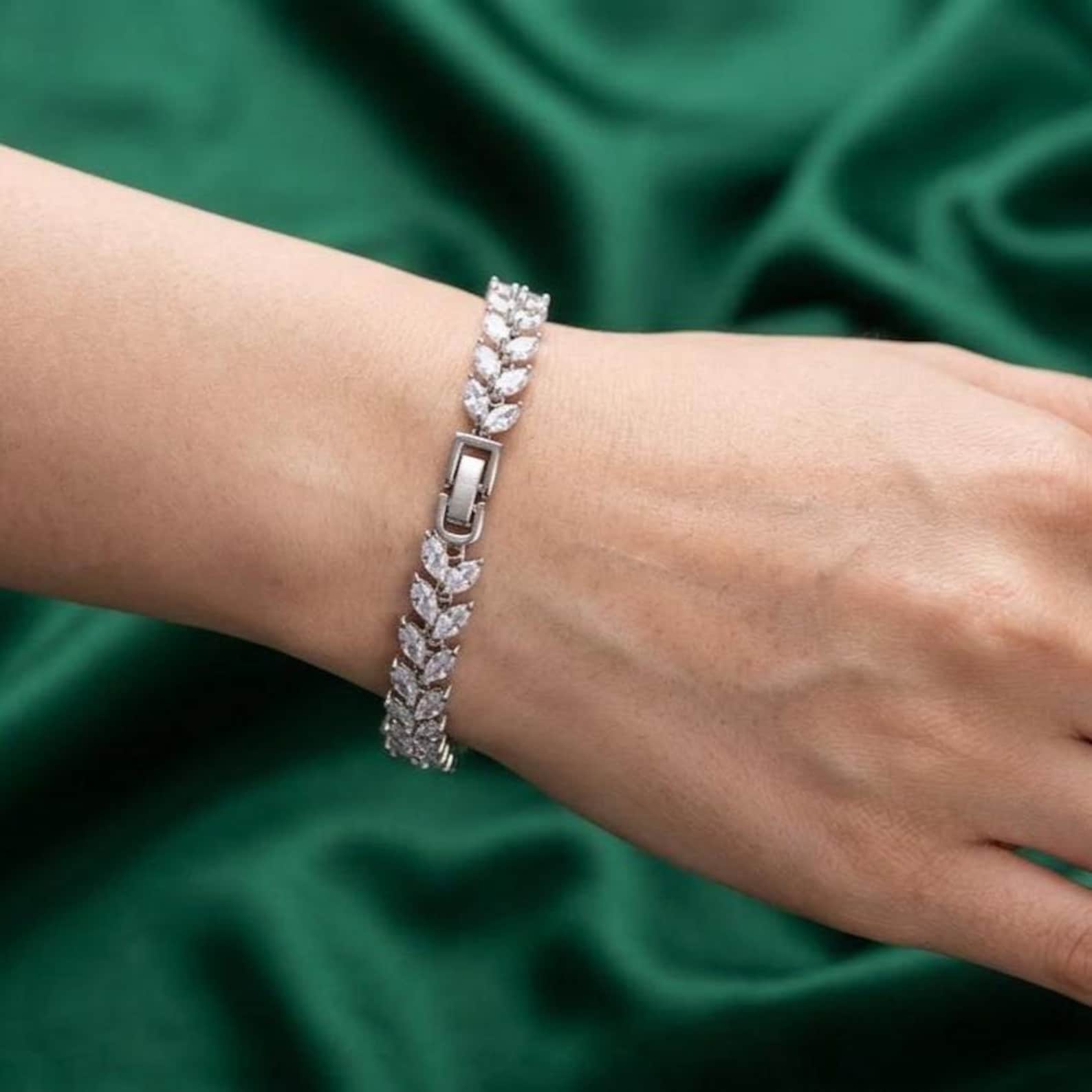 Simple Tennis Bracelet — view 5