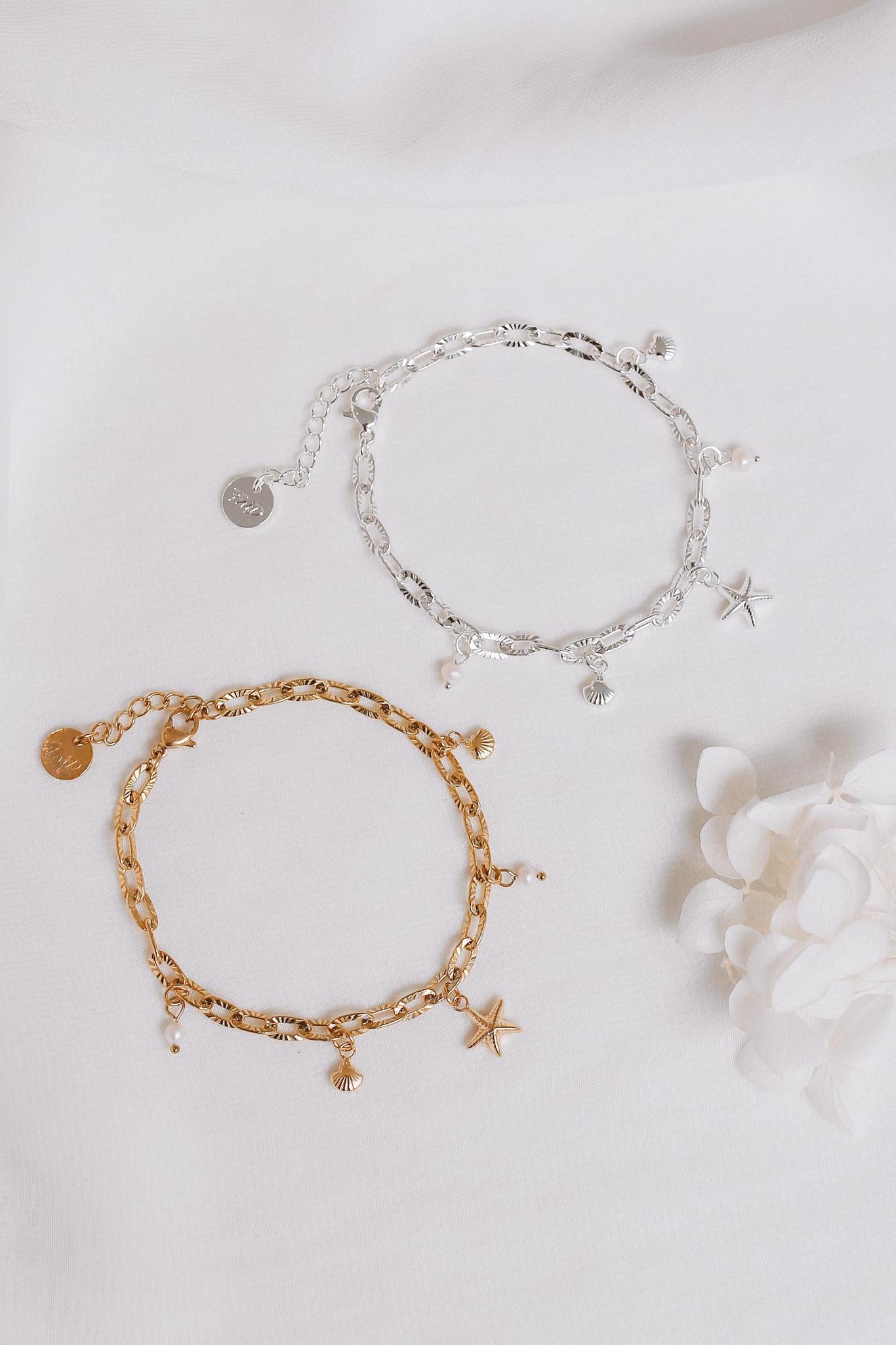 Layered Silver Charm