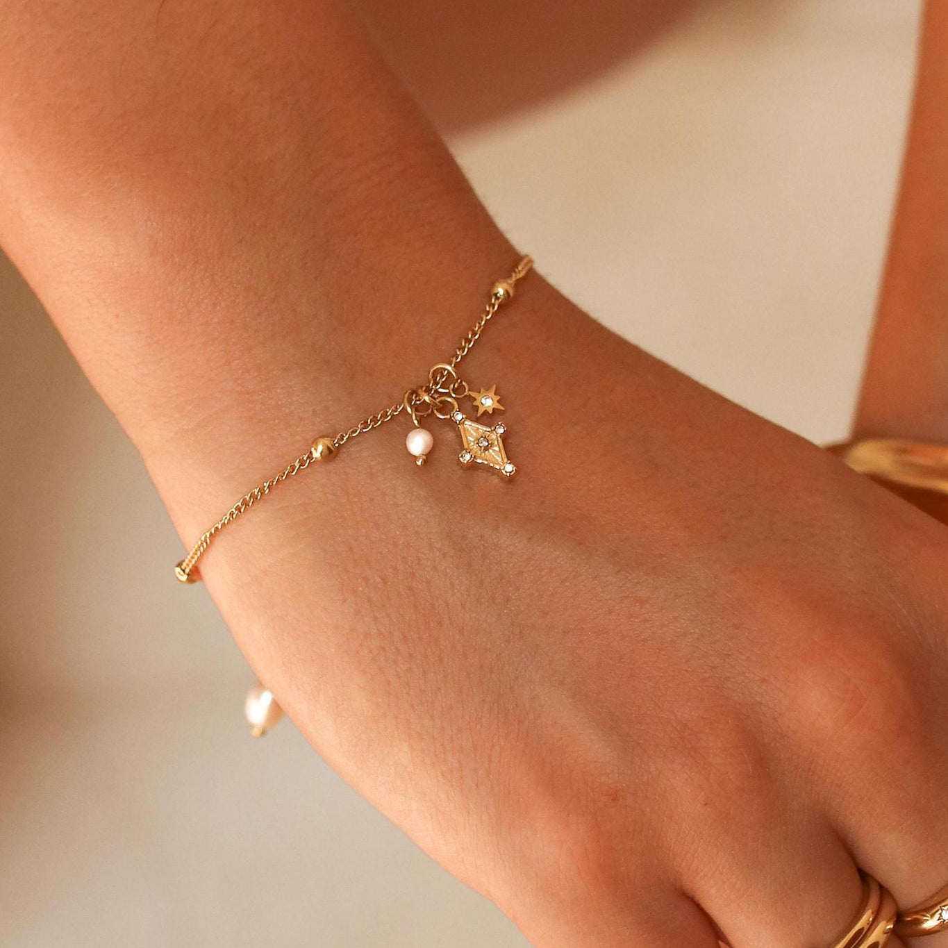 Modern Charm Bracelet — view 2