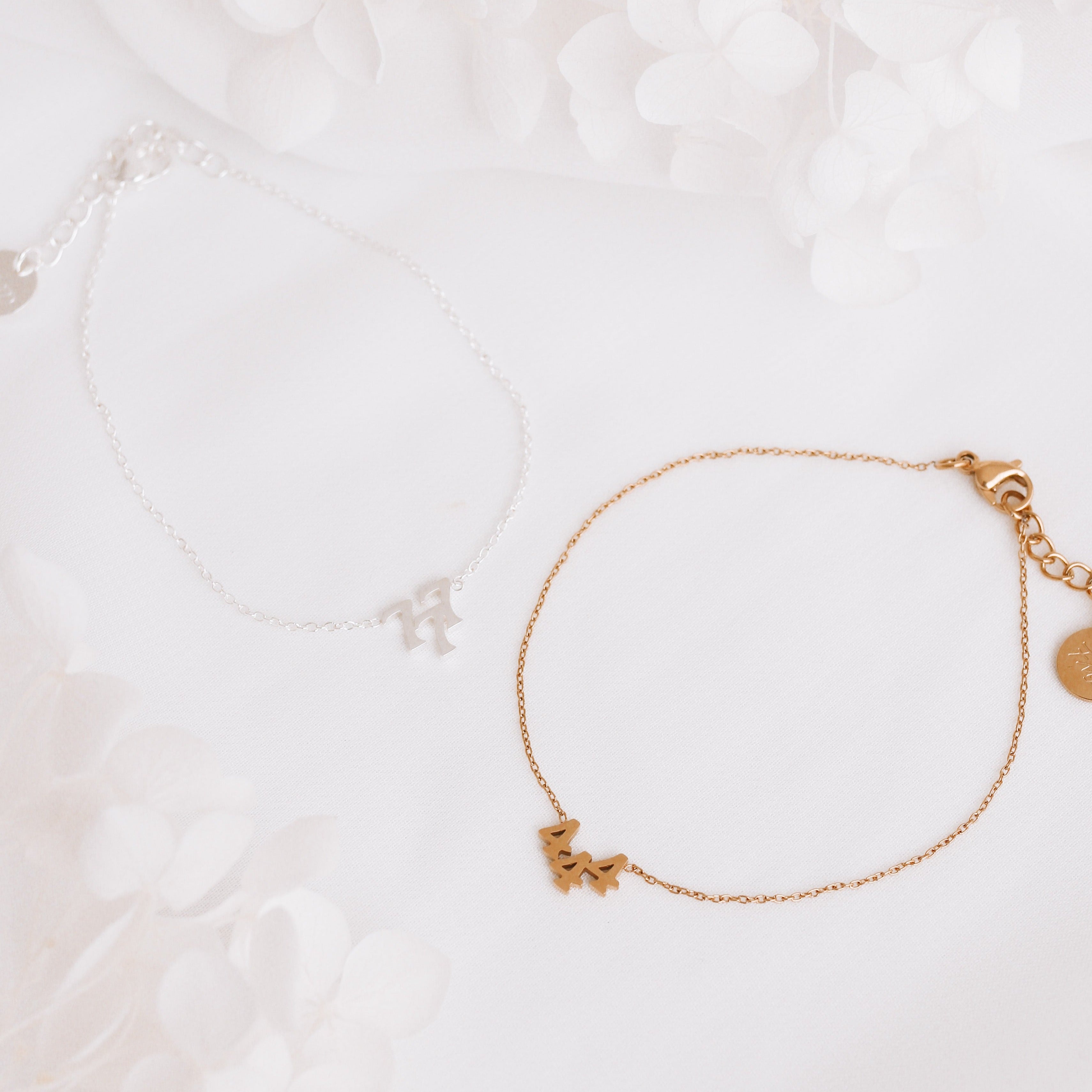 Adjustable Silver Charm Bracelet