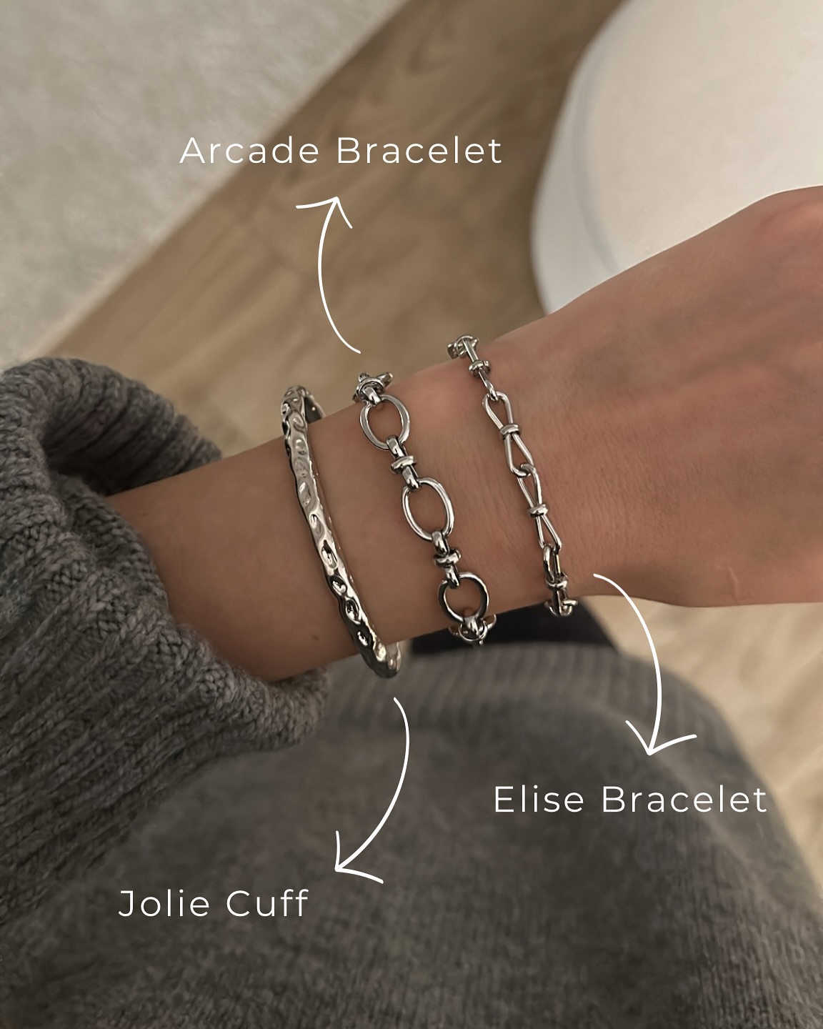 Delicate Layered Bracelet — view 2