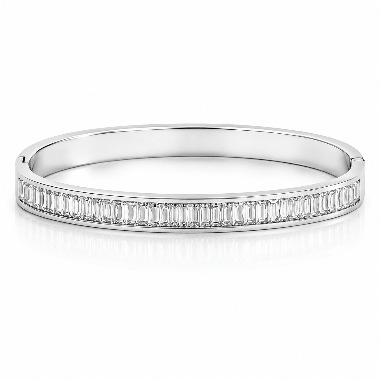 Layered Silver Wristlet