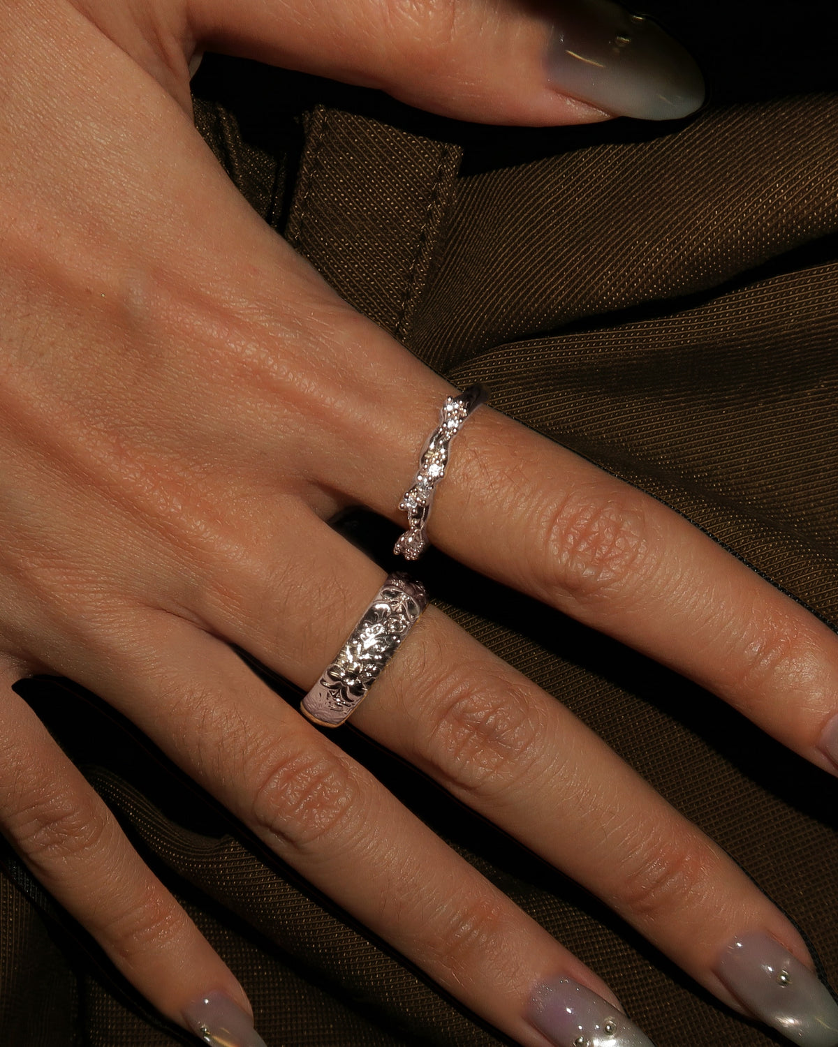 Delicate Silver Ring — view 2