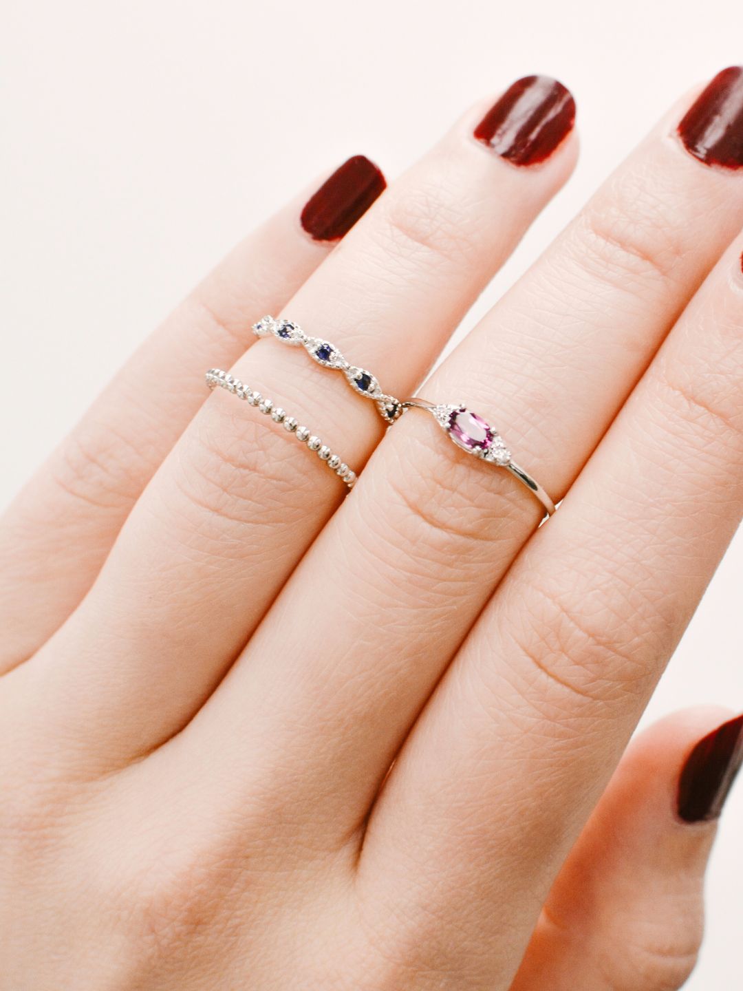 Thin Silver Band — view 2
