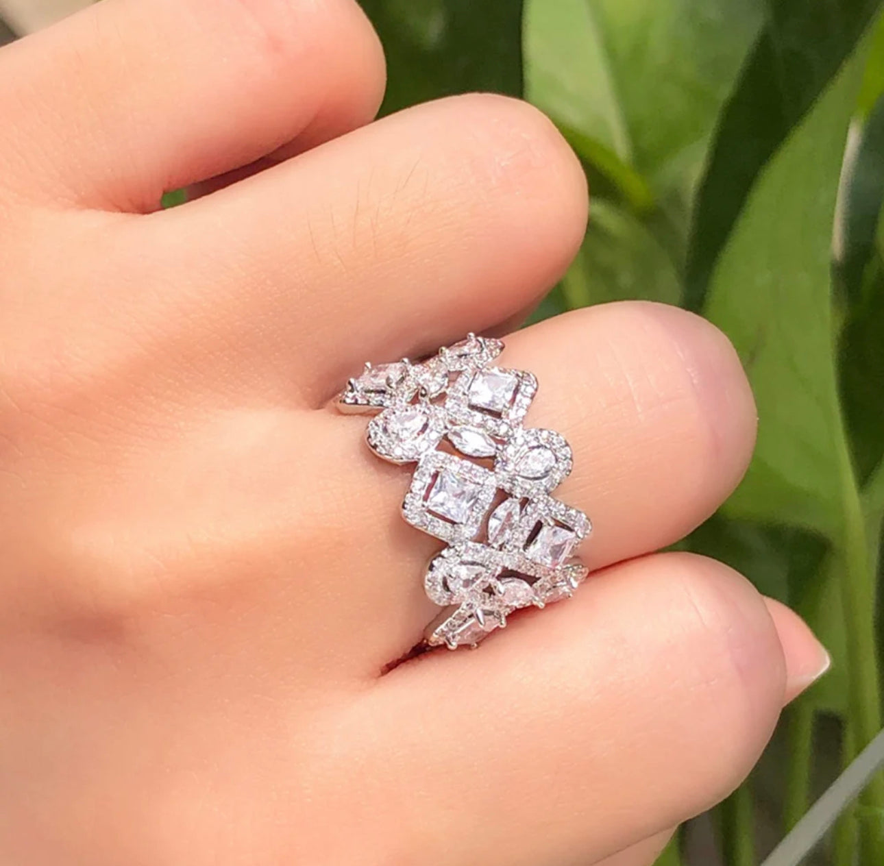 Fine CZ Ring — view 4