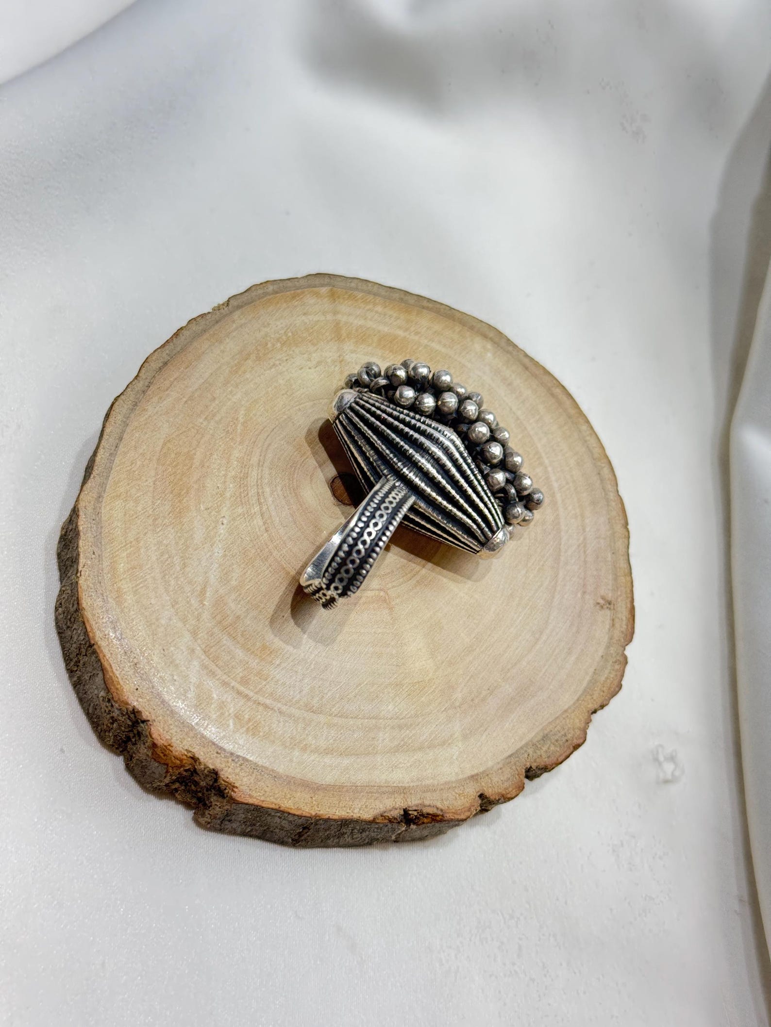 Fine Oxidized Ring — view 2