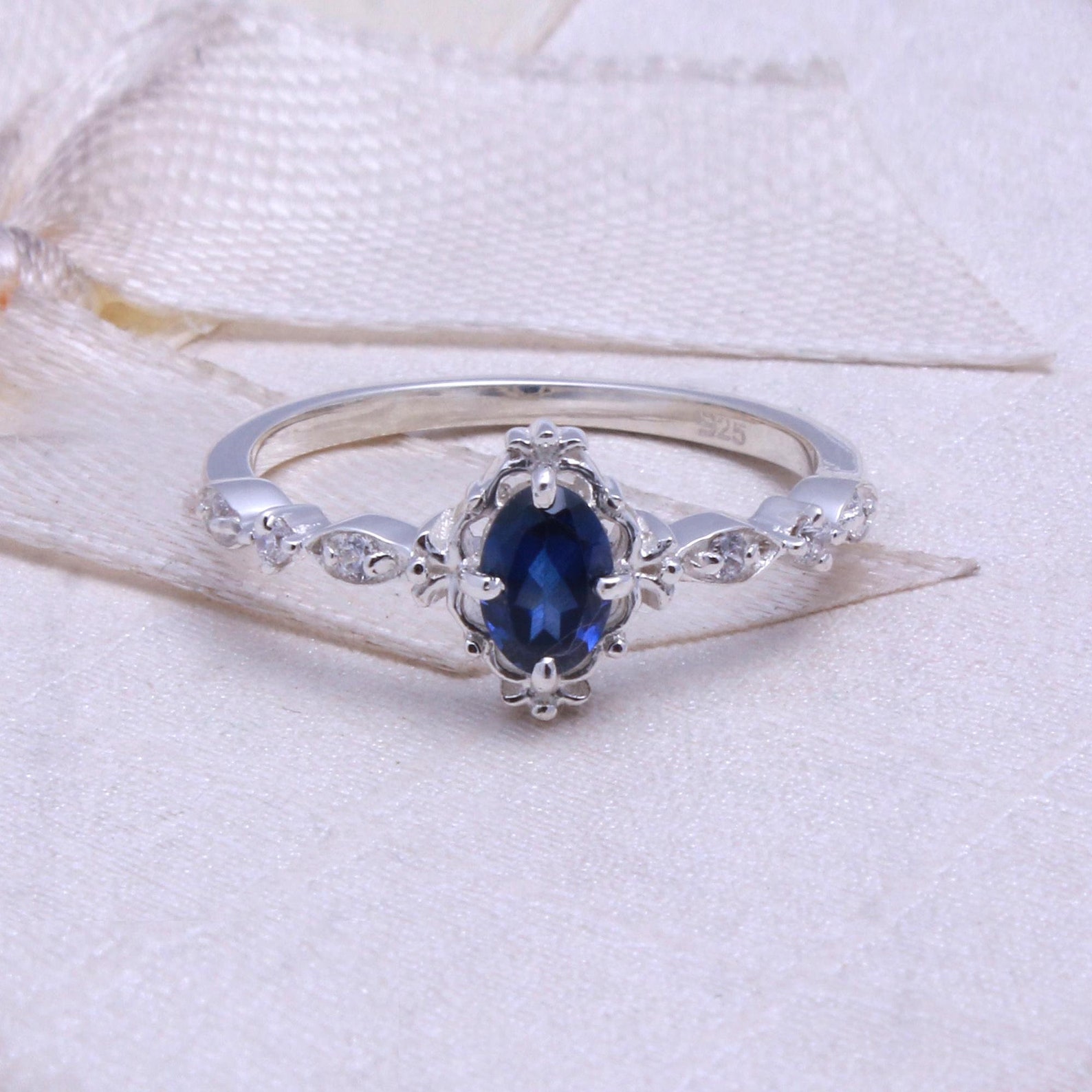 Gemstone Silver Ring